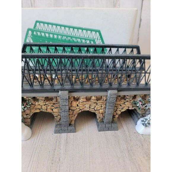 Dept 56 52647 Stone Trestle Bridge snow village accessory Xmas - Picture 2 of 8